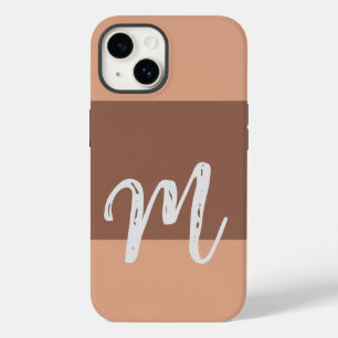 プレーンモノグラムのモダンイニシャルパステル Case-Mate iPhone 14ケース