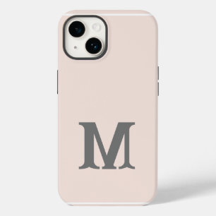 プレーンモノグラムのモダンイニシャル Case-Mate iPhone 14ケース