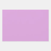 プレーンラベンダープラムオーキッドパープルシェード3トーン ラッピングペーパーシート (正面2)