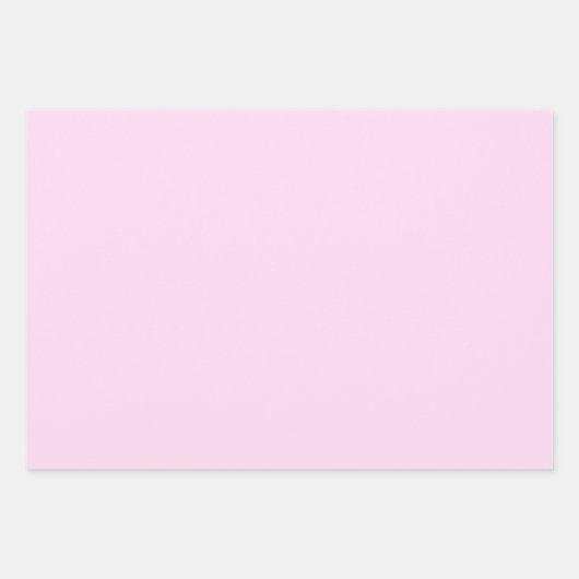 プレーンレスペインのース淡い色のピンクシェード3トーン ラッピングペーパーシート (正面3)