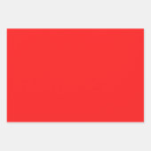 プレーンレッドバレンタイン ラッピングペーパーシート (正面3)