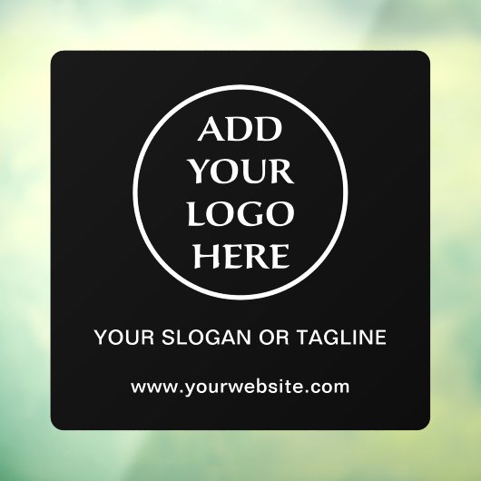 プレーンロゴ ビジネス カンパニー コーポレート プロフェッショナル ウィンドウサイン (シート3)