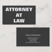 プレーン弁護士名刺 名刺 (正面/裏面)