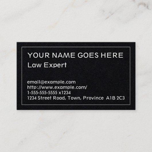 プレーン弁護士名刺 名刺 (正面)