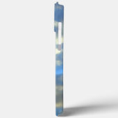 プレーン手書き独自の名前ブルースカイ雲 Case-Mate iPhoneケース (裏面 / 左)