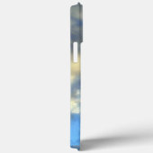 プレーン手書き独自の名前ブルースカイ雲 Case-Mate iPhoneケース (裏面 / 右)