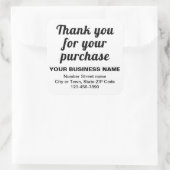 プレーン文字白の購入に感謝 スクエアシール (バッグ)