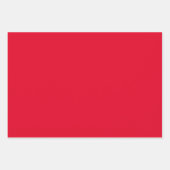 プレーン族長カーネリアン・カドミウムレッド・シェード3トーン ラッピングペーパーシート (正面)