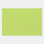 プレーン春ブドライムグリーンシェード3トーン ラッピングペーパーシート (正面2)