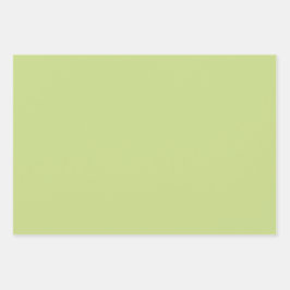 プレーン春ブドライムグリーンシェード3トーン ラッピングペーパーシート