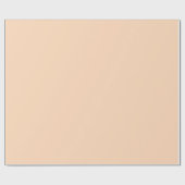 プレーン柔らかい蜜ピーチカラーシェードトーン ラッピングペーパー (フラット)