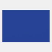 プレーン海空解像度ブルーシェード3トーン ラッピングペーパーシート (正面)