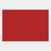 プレーン深紅色49ersレガシレッドシェード3トーン ラッピングペーパーシート (正面2)