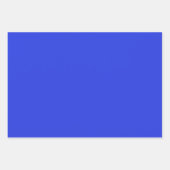 プレーン王室のスターパラティナートブルーシェード3トーン ラッピングペーパーシート (正面3)