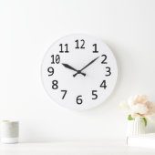 プレーン空白の番号のクロックはデザインあなた自身の, DIY ラージ壁時計 (ホーム)