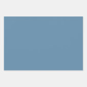 プレーン緑内障Azure Faith Blue Shades 3トーン ラッピングペーパーシート (正面3)