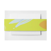 プレーン花びら&カラー汚れデザイン招待