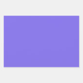 プレーン薄紫オーキッド石板パープルシェード3トーン ラッピングペーパーシート (正面3)