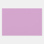 プレーン薄紫オーキッド石板パープルシェード3トーン ラッピングペーパーシート (正面2)