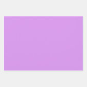 プレーン薄紫オーキッド石板パープルシェード3トーン ラッピングペーパーシート (正面)