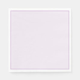 プレーン薄紫紙ナプキン スタンダードランチョンナプキン