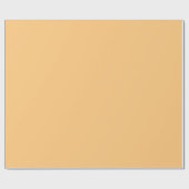 プレーン蜂蜜トパーズピーチカラーシェードトーン ラッピングペーパー (フラット)