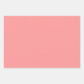 プレーン赤面ドリームピーチカラーシェードトーン3 ラッピングペーパーシート (正面3)