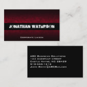 プレーン都市モダンプロフェッショナル名刺 名刺 (正面/裏面)