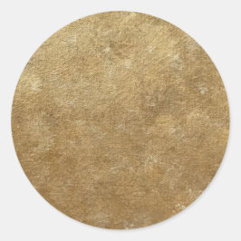 プレーン金ゴールドブレンドステッカー ラウンドシール