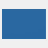 プレーン電気王室のミッドナイトブルーシェード3トーン ラッピングペーパーシート (正面)