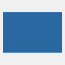 プレーン電気王室のミッドナイトブルーシェード3トーン ラッピングペーパーシート