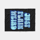 プレーン風変わり – カマラハリス2024 フリースブランケット (正面(横))