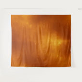 プレーン オレンジ ハロウィン フォト 背景 タペストリー (正面(横))