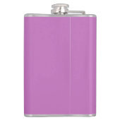 プレーン・オーキッド&薄紫ミニマモダンリスト フラスク (裏面)