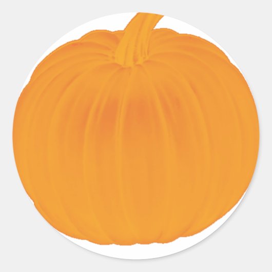 プレーン・カボチャ ラウンドシール (正面)
