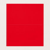 プレーン・クリーン・レッド・グレーストライプ・ビジネス・カード 名刺 (内部フラット)