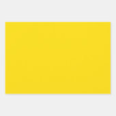 プレーン サニー バースト ゴールド カラー シェード トーン 3 ラッピングペーパーシート (正面3)