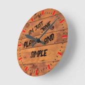 『プレーン・ジェーン』の壁時計 ラウンド壁時計 (傾斜)