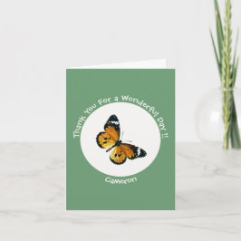 プレーン・タイガー/アフリカ・クイーン・バタフライ・パーティー サンキューカード
