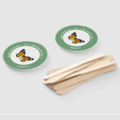 プレーン・タイガー/アフリカ・クイーン・バタフライ・パーティー ハンドファン (組立なし)