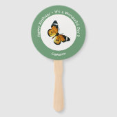 プレーン・タイガー/アフリカ・クイーン・バタフライ・パーティー ハンドファン (正面)