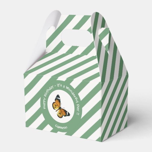 プレーン・タイガー/アフリカ・クイーン・バタフライ・パーティー フェイバーボックス (裏面サイド)