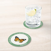 プレーン・タイガー/アフリカ・クイーン・バタフライ・パーティー ラウンドペーパーコースター (インサイチュ)