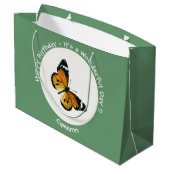 プレーン・タイガー/アフリカ・クイーン・バタフライ・パーティー ラージペーパーバッグ (裏面アングル)