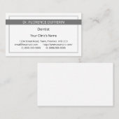 プレーン&ハンブルメディカルプロフェッショナル名刺 名刺 (正面/裏面)