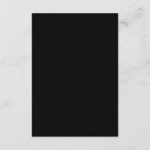 プレーン・ブラック3.5インチx 5空白のインチ結婚