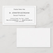 プレーン、プロフェッショナル、およびベーシック・ビジネス・カード 名刺 (正面/裏面)