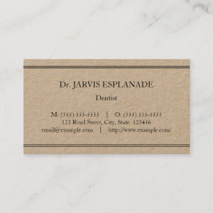 プレーン、謙虚、医療専門家の名刺 名刺