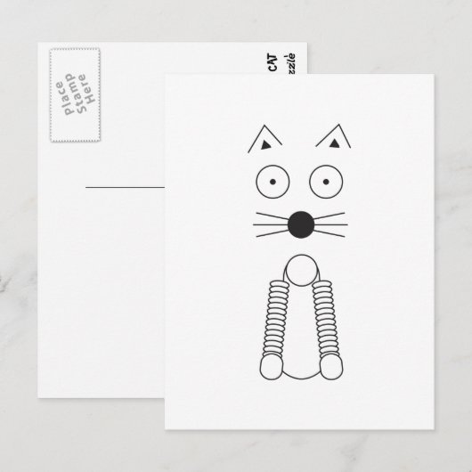 プレーンCAT ポストカード (正面/裏面)