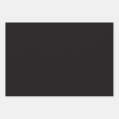 プレーンLicoriceナイトレーズインブラックシェード3トーン ラッピングペーパーシート (正面2)